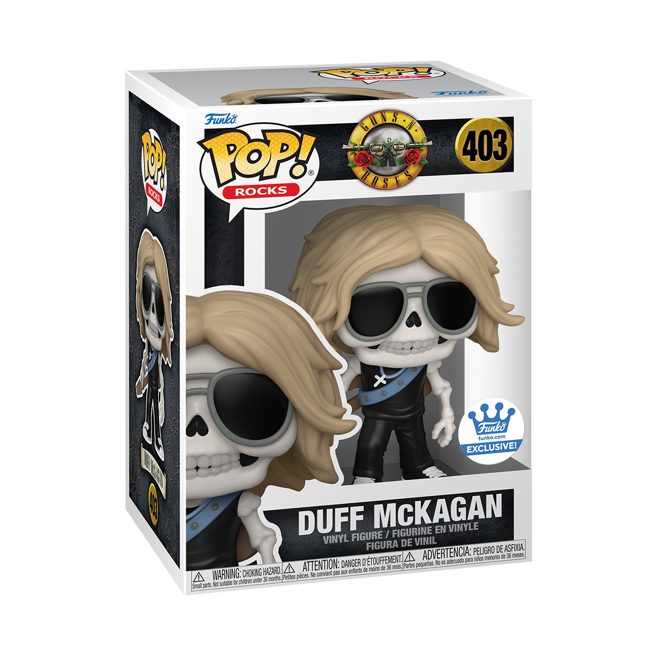 Funko Pop! Rocks: GnR - Duff Mckagan McKagan - (1980's) - Guns N Roses - Figurine en Vinyle à Collectionner Funko Pop! Rocks: GnR - Duff Mckagan McKagan - (1980's) - Guns N Roses - Figurine en Vinyle à Collectionner
