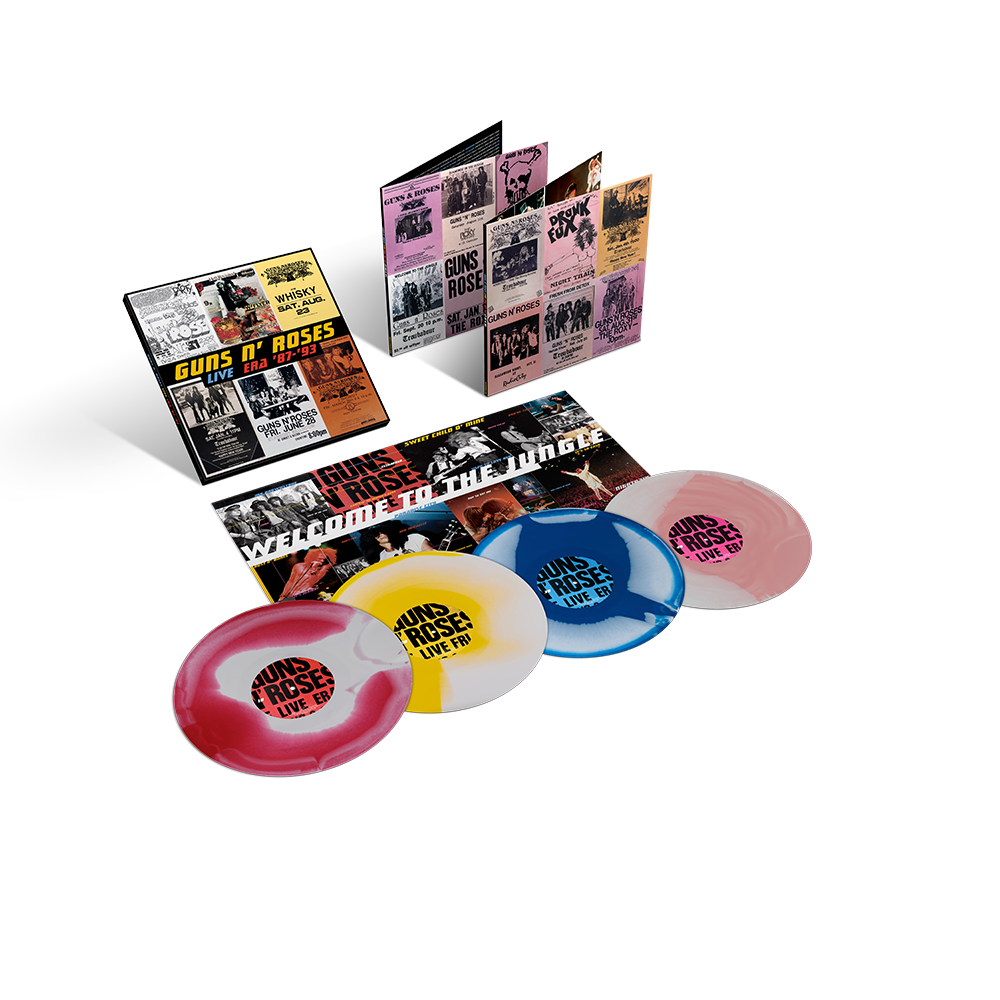 Live Era '87-'93 (4LP Premium Edition) - Guns N' Roses Official Store Live Era '87-'93 (4LP Premium Edition) - Guns N' Roses Official Store