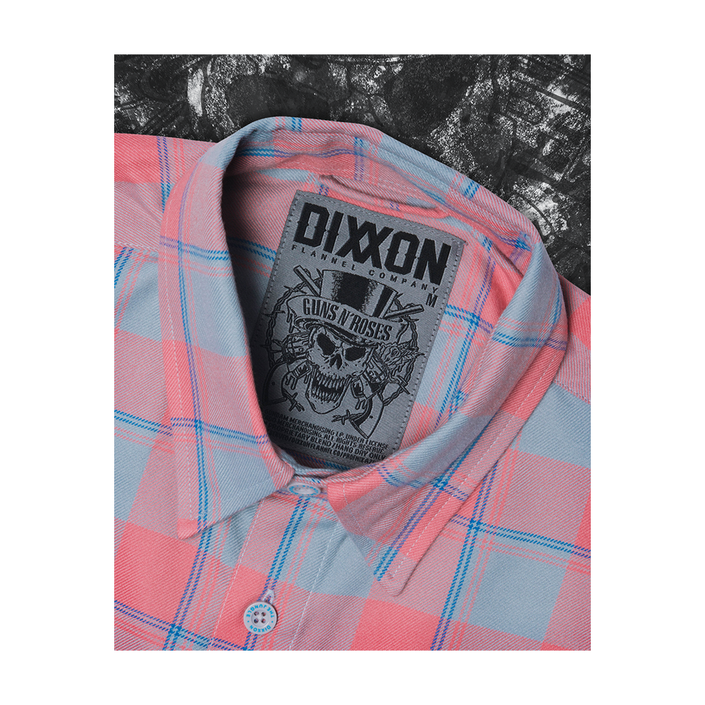 Guns N' Roses x Dixxon Welcome to the Jungle Flannel Tag