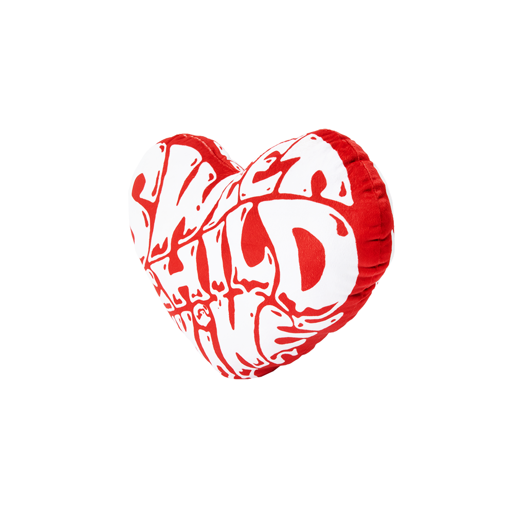 Sweet Child O' Mine Heart Pillow Side