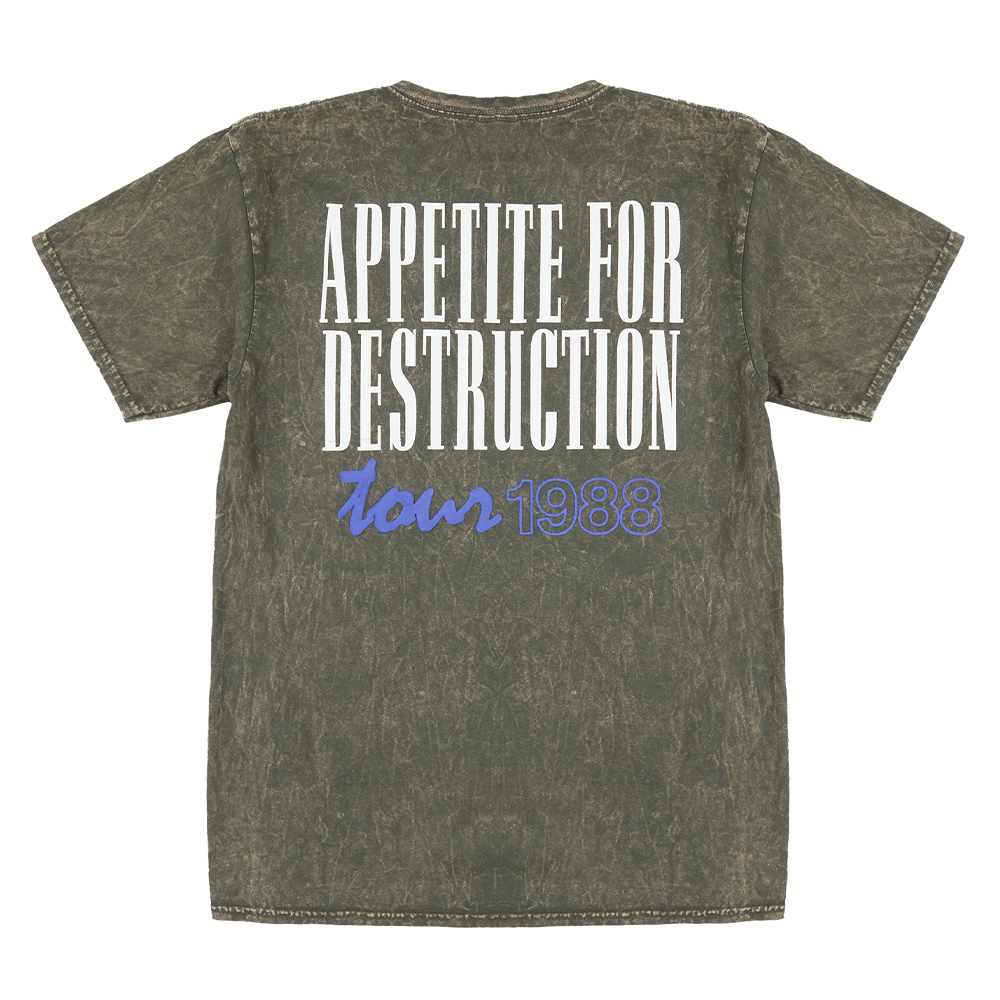 Appetite For Destruction Cross and Chain T-Shirt Back