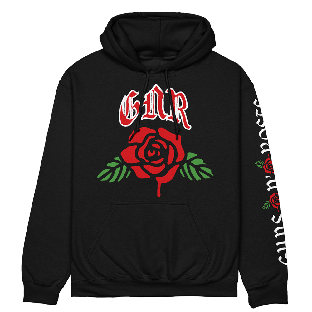 Rose logo hoodie top