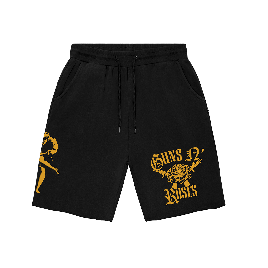Use your Illusion Black Drawstring Shorts - Guns N' Roses Official