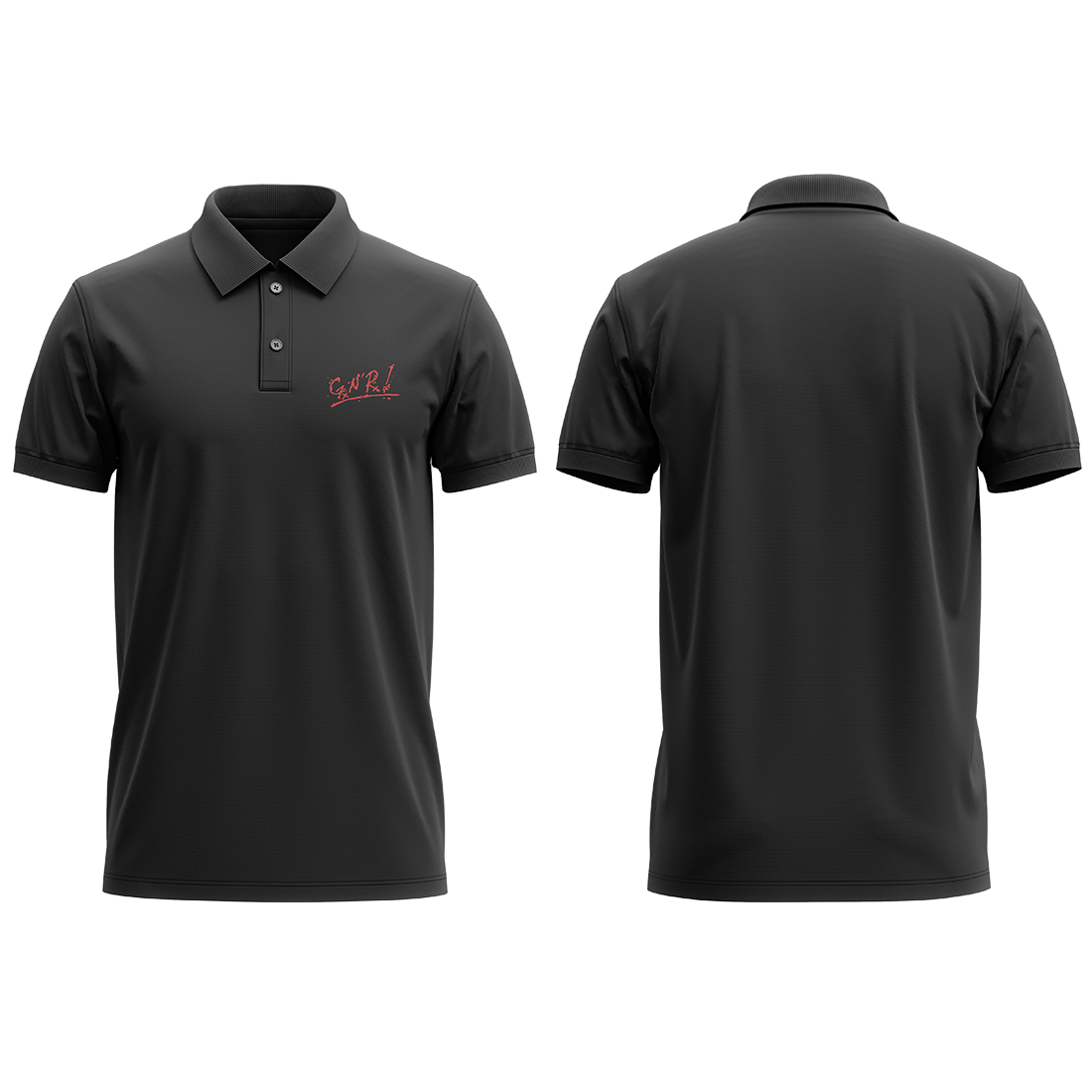 GN'R Polo Shirt - Front and Back
