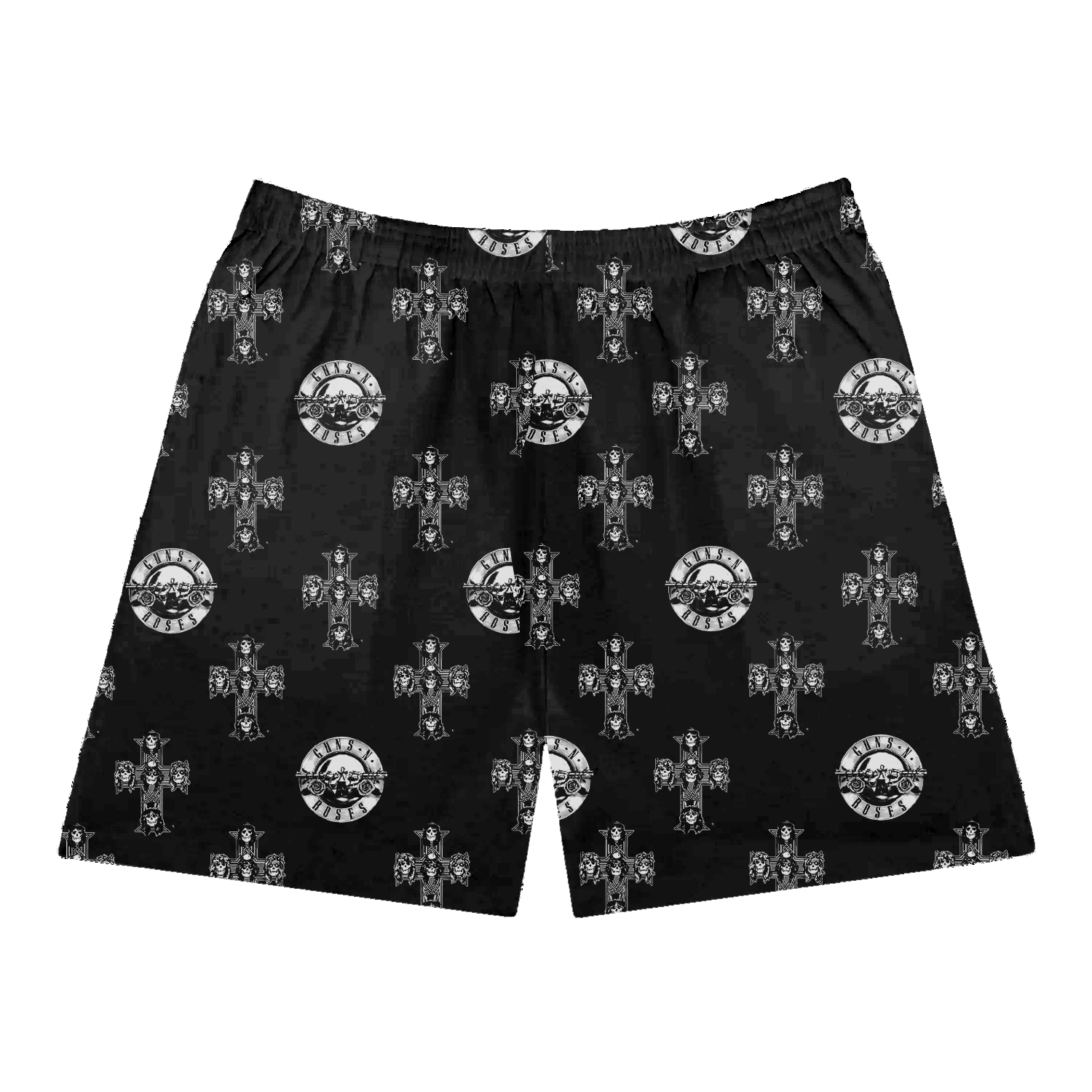 GN'R Repeat Pattern Swim Trunks