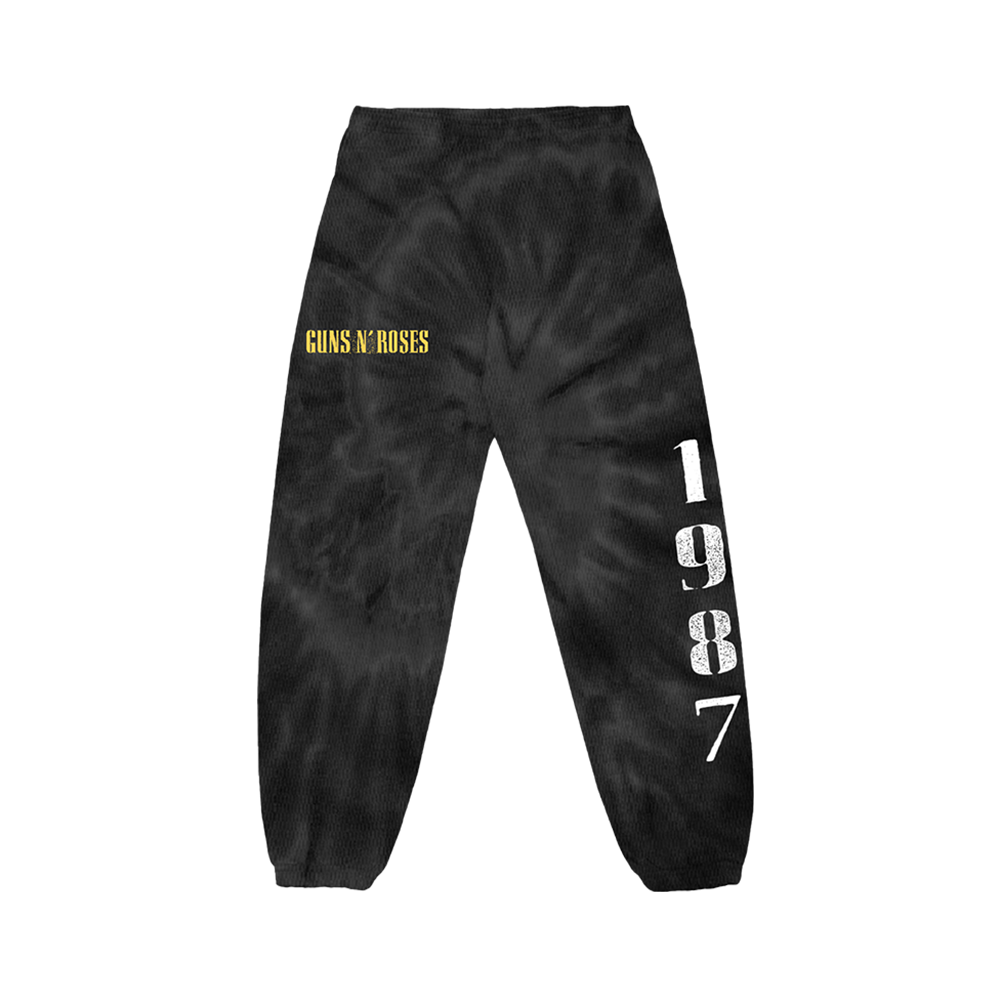 GN'R Black Tie Dye Joggers
