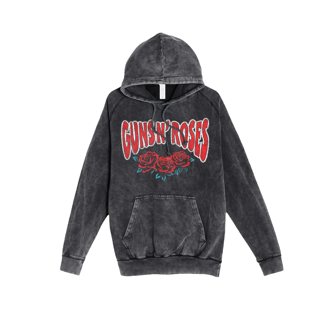 新品タグ付き！ROKIT THE ROSES HOODIE!ロサンゼルス Washed Rose Hoodie - Guns N' Roses Official Store