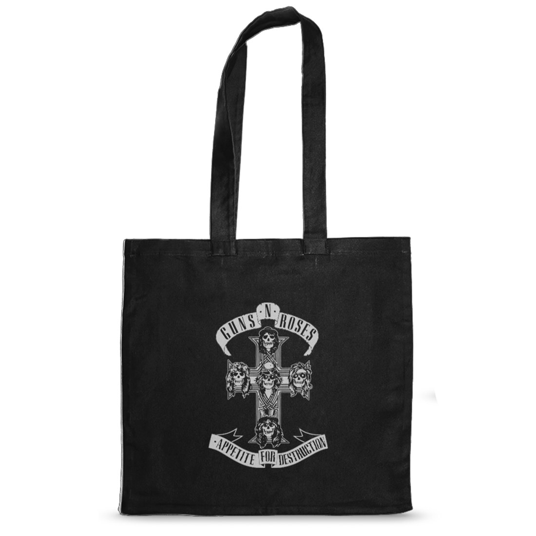 Appetite For Destruction Cross Logo Tote Bag - Front
