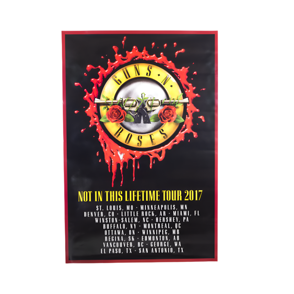 2017 North American Tour Poster - Guns N' Roses Official Store
