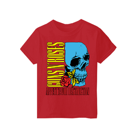 Appetite For Destruction Skull Red Kids T-Shirt