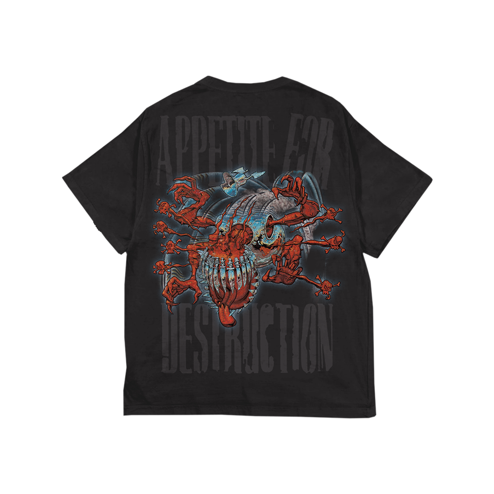 APPETITE FOR DESTRUCTION MENS T-SHIRT BACK