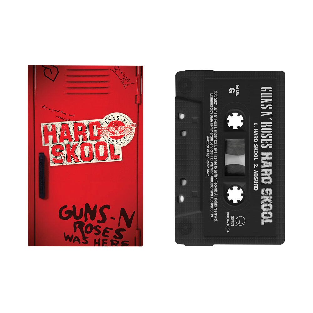 Hard Skool Cassette - Guns N' Roses Official Store Hard Skool Cassette - Guns N' Roses Official Store