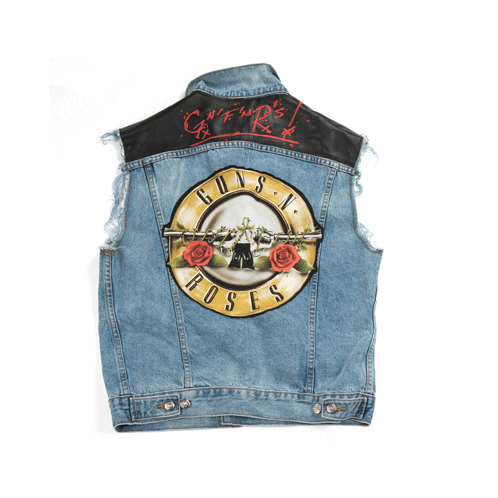 GNF'NR Denim Vest - Guns N' Roses Official Store