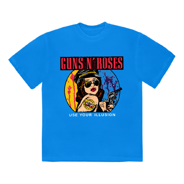 T shirt femme discount guns and roses