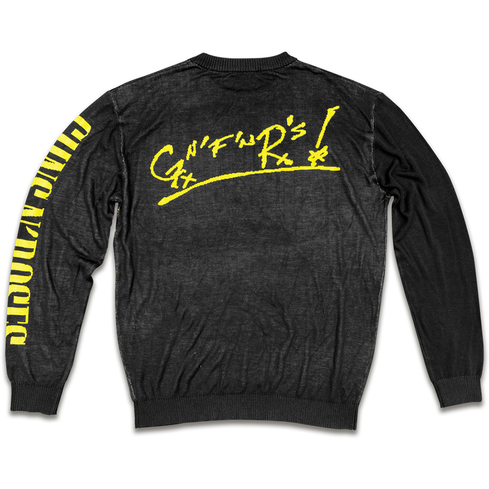 Appetite For Destruction Cross Sweater Back