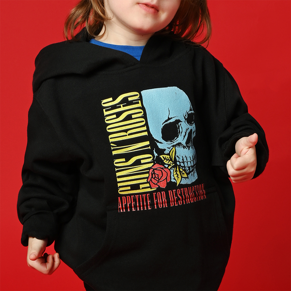 Appetite For Destruction Kids Skull Black Hoodie