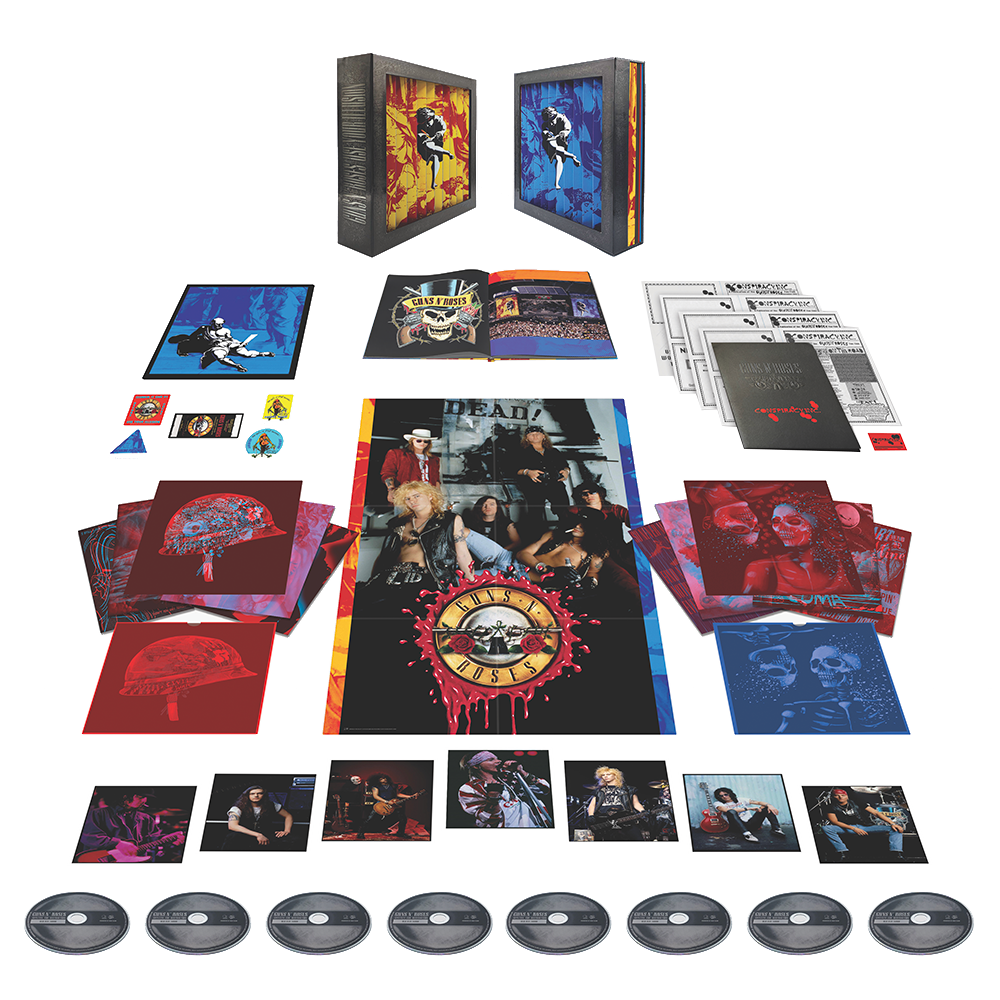 USE YOUR ILLUSION I & II Super Deluxe 7CD + Blu-Ray - Guns N USE YOUR ILLUSION I & II Super Deluxe 7CD + Blu-Ray - Guns N