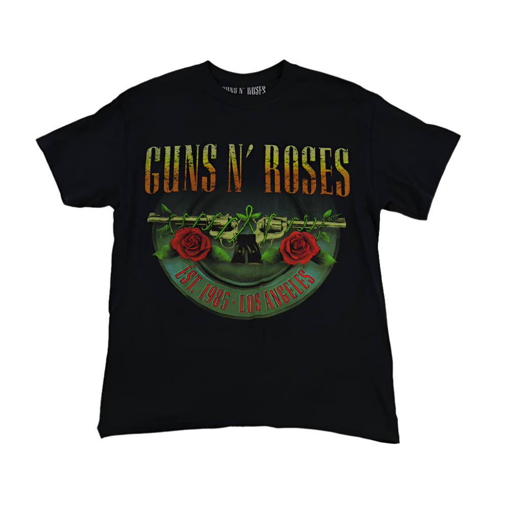 Logo and Bullet North American Tour 2017 T-Shirt - Guns N' Roses Logo and Bullet North American Tour 2017 T-Shirt - Guns N' Roses