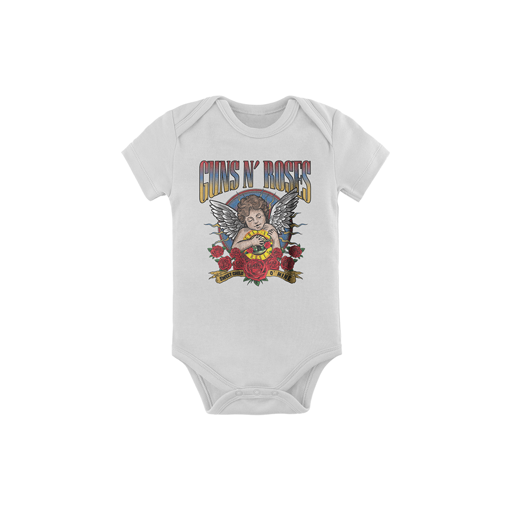Sweet Child O'Mine White Baby Onesie