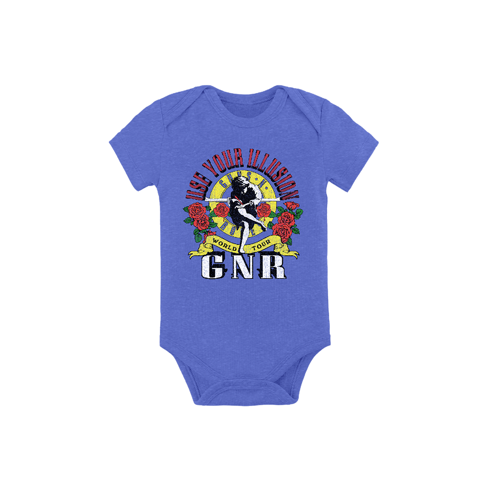 Use Your Illusion World Tour Blue Onesie
