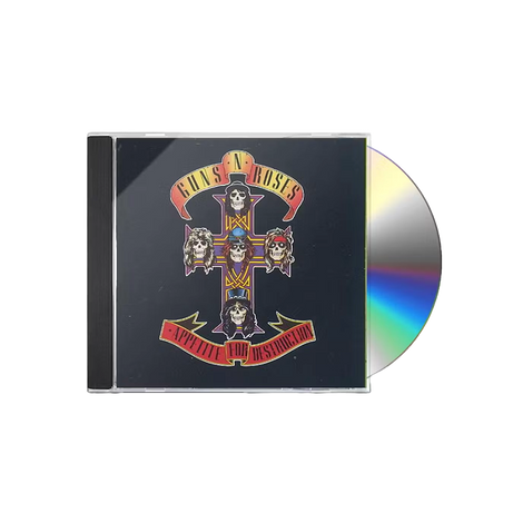 GUNS N' ROSES/LIMITED EDITION/CD GOLD DISC/ALBUM 'APPETITE FOR DESTRUCTION'(Guns  N'Roses)