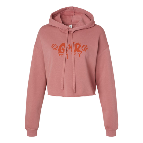 Sweet Child O' Mine Heart Cropped Hoodie Front
