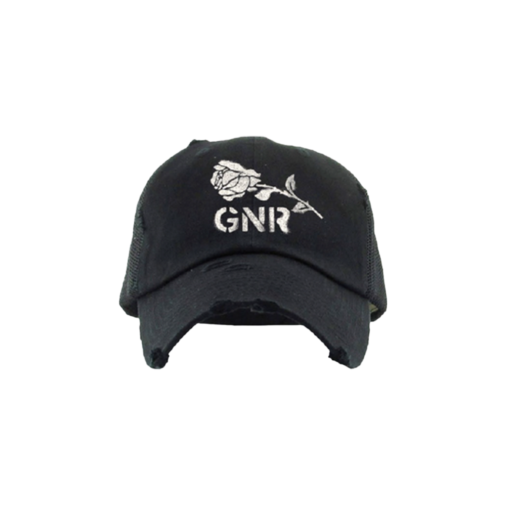 GN'R Rose Trucker Hat Front 