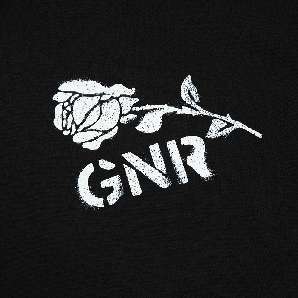 Skull Rose Black Hoodie Design 2