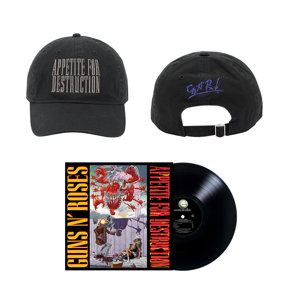 Appetite For Destruction LP + Hat Fan Pack – Guns N' Roses