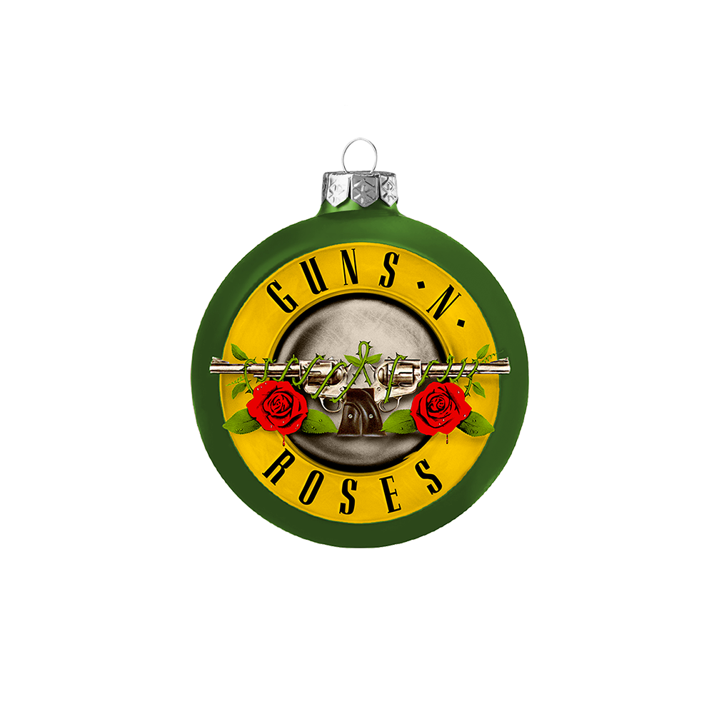 GN'R Bullet Logo Green Ornament