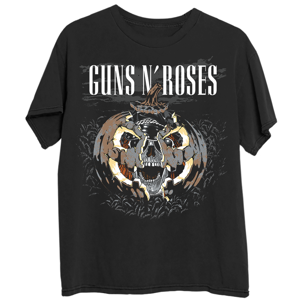 Pumpkin Skull Glow in the Dark T-Shirt 2