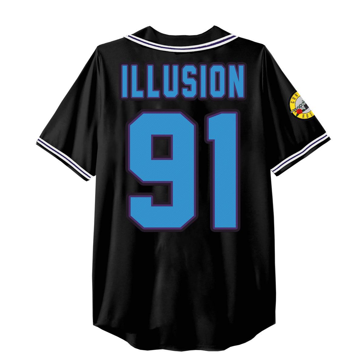 Use Your Illusion Baseball Jersey back