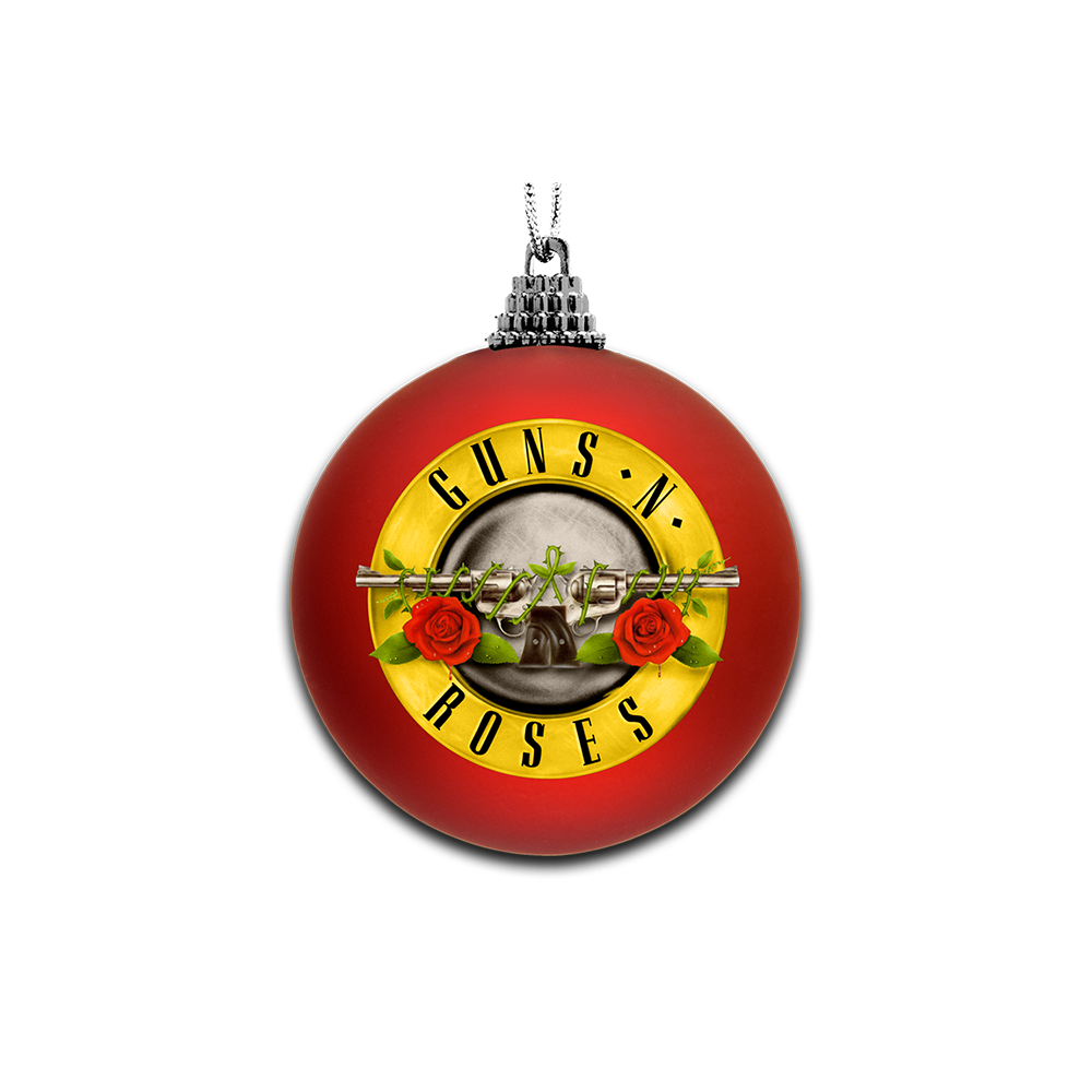 GN'R Bullet Logo Red Ornament