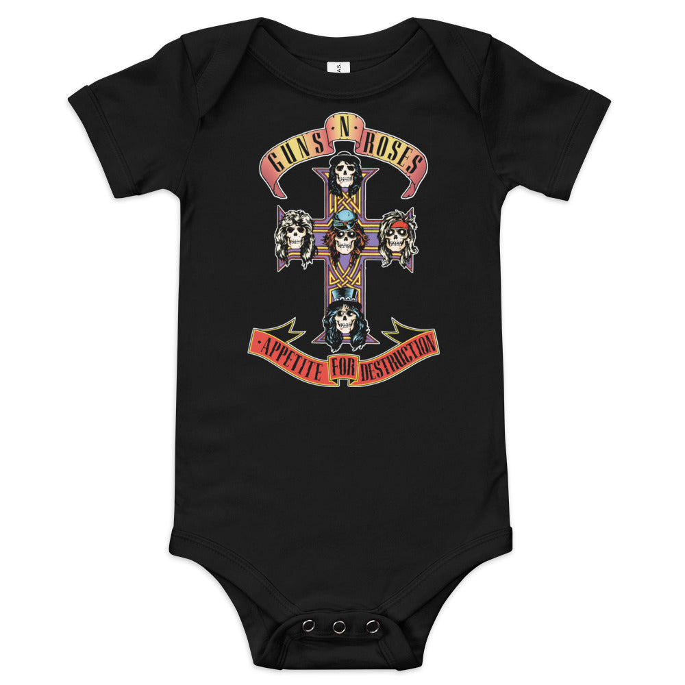 Appetite For Destruction Black Onesie