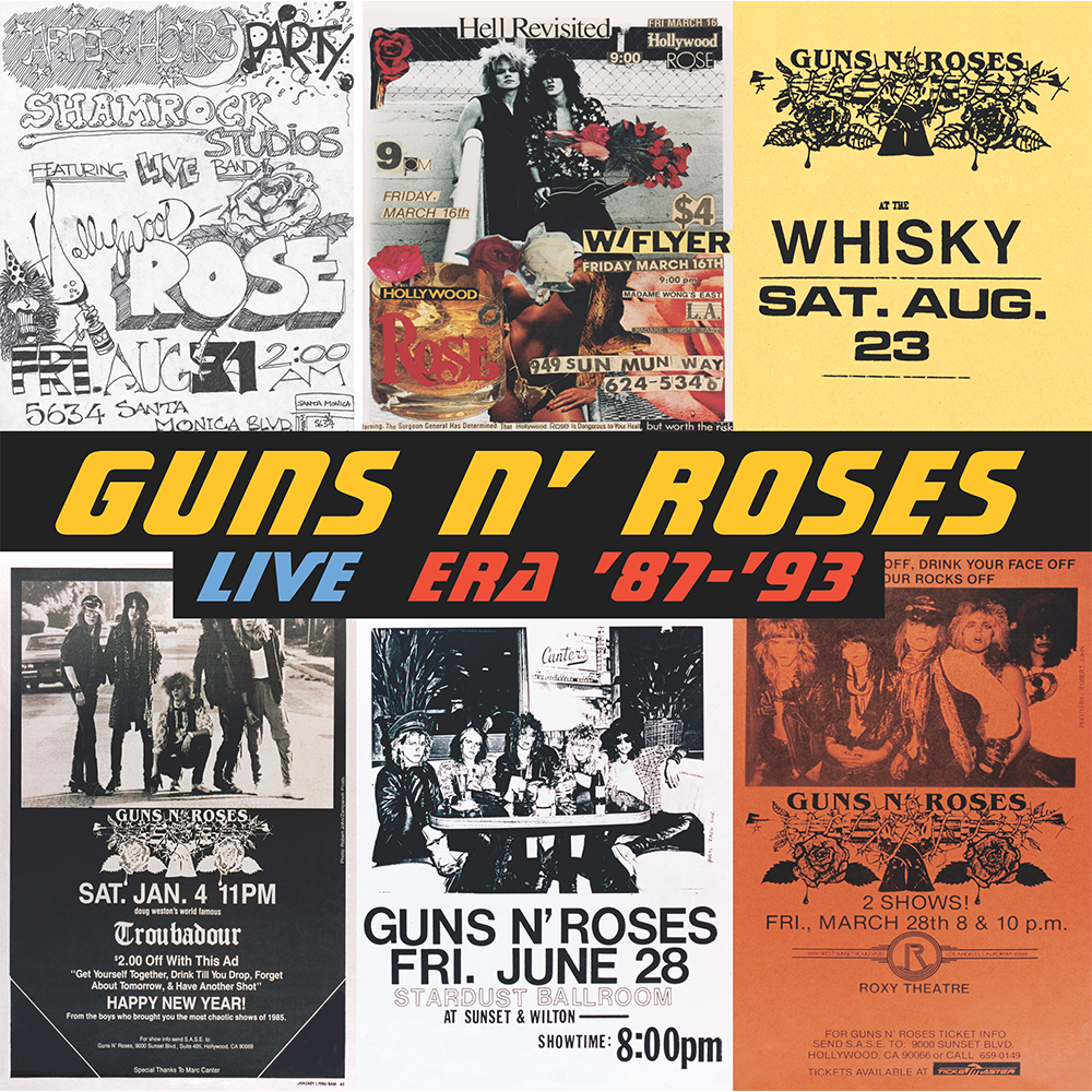 Live Era ’87-’93 (4LP Premium Edition) - Guns N' Roses Official Store