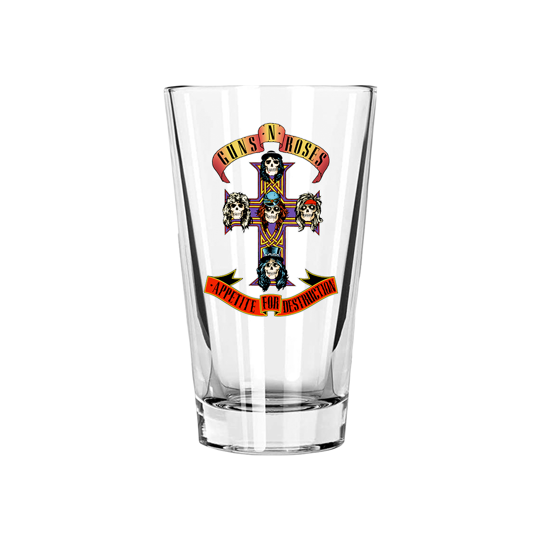 Appetite For Destruction Pint Glass - Front