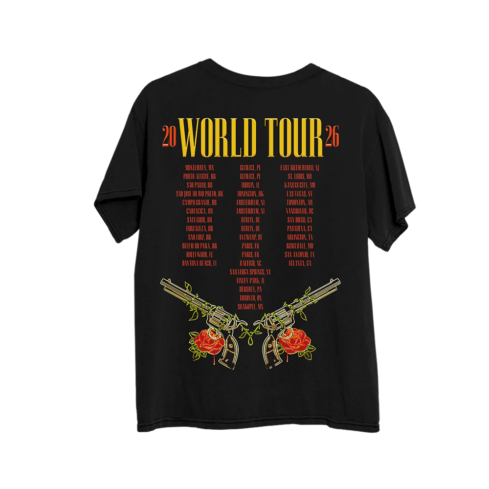 World Tour 2026 Admat T-Shirt - Guns N' Roses Official Store World Tour 2026 Admat T-Shirt - Guns N' Roses Official Store