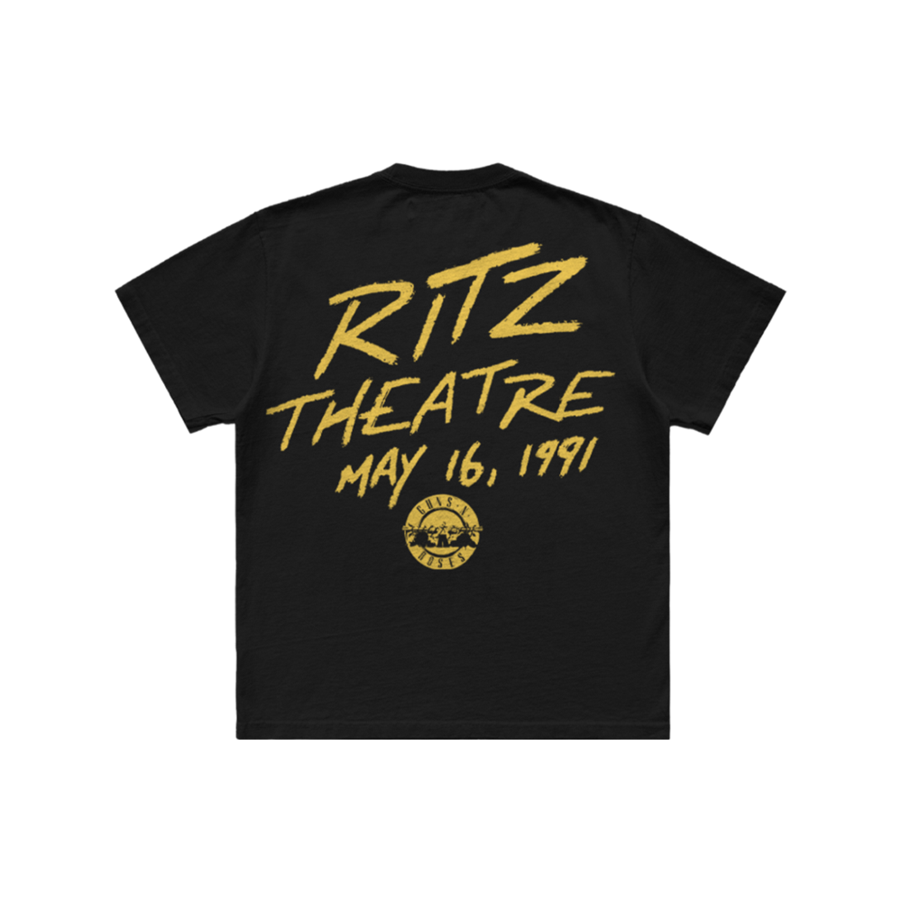 RITZ THEATRE BLACK T-SHIRT BACK