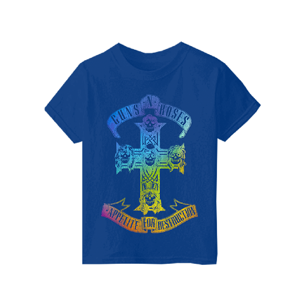 Appetite For Destruction Kids Rainbow T-Shirt