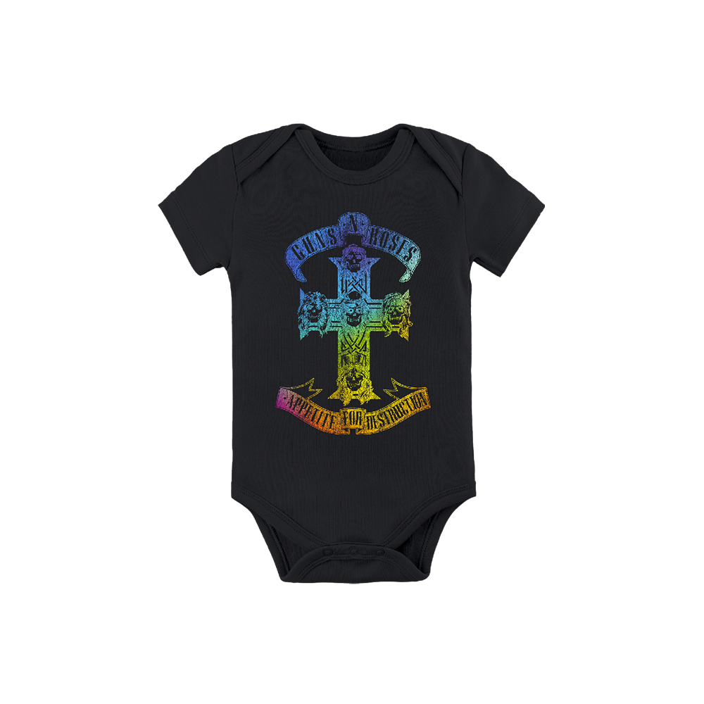 Appetite For Destruction Rainbow Onesie