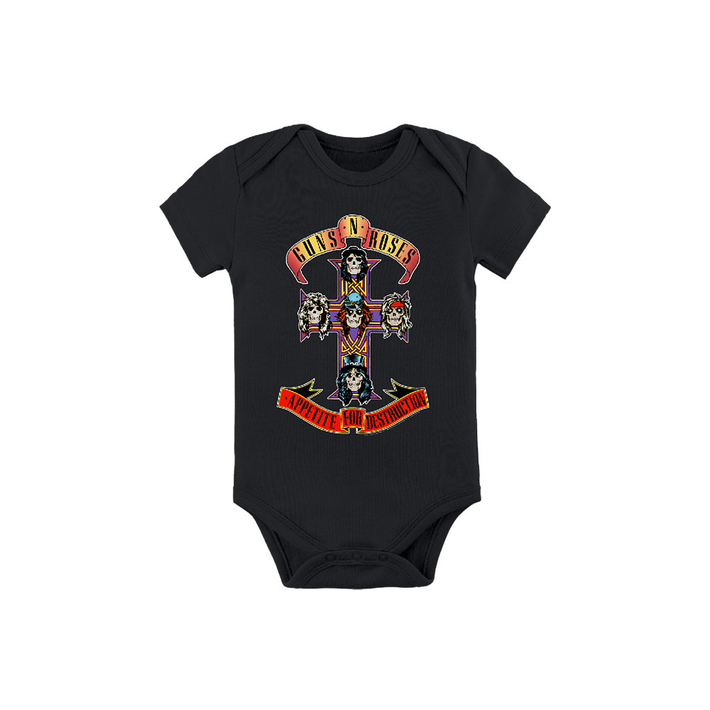 Appetite For Destruction Black Onesie