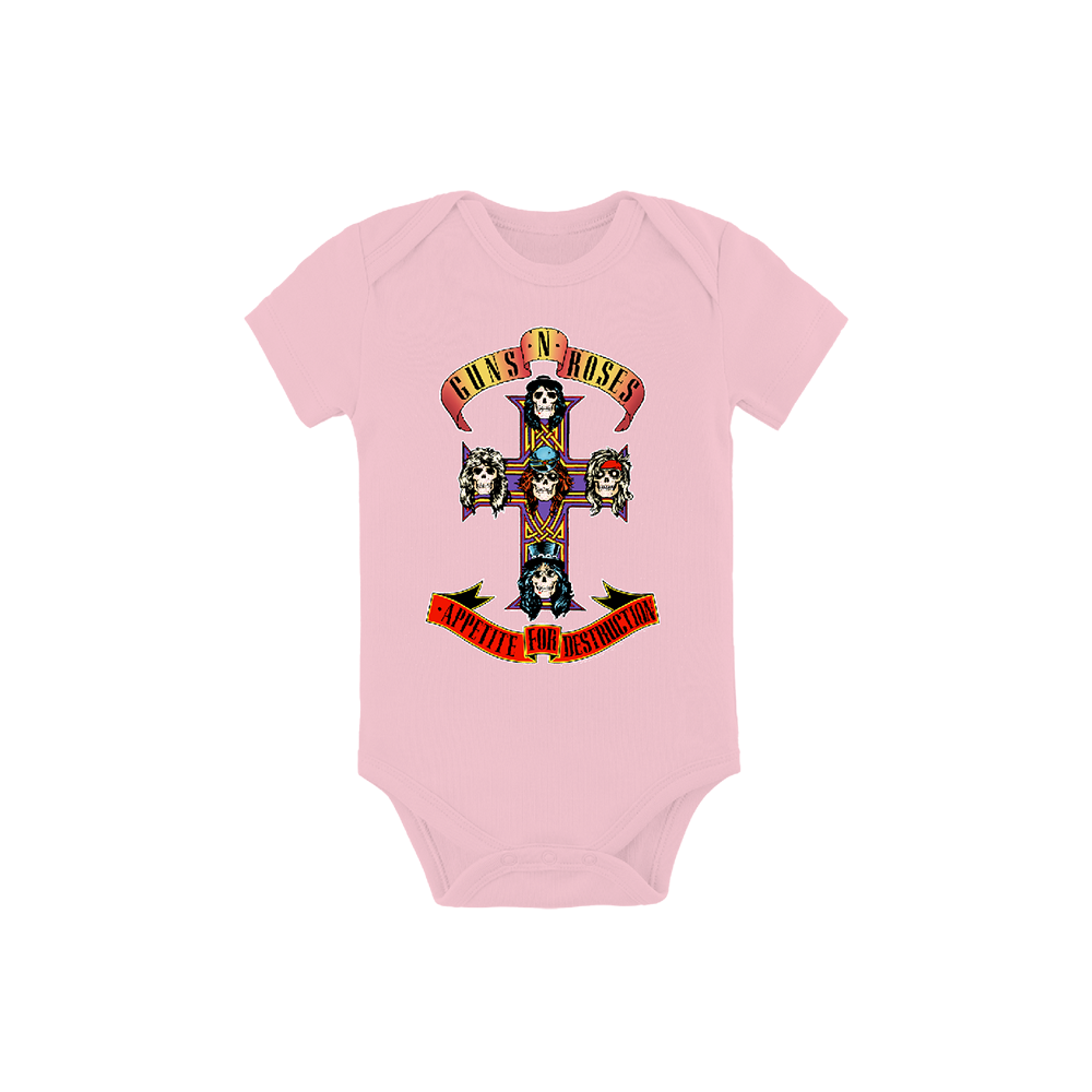 Appetite For Destruction Pink Onesie