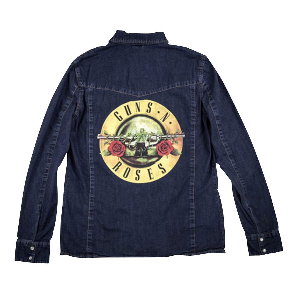Bullet Logo Denim Shirt Back