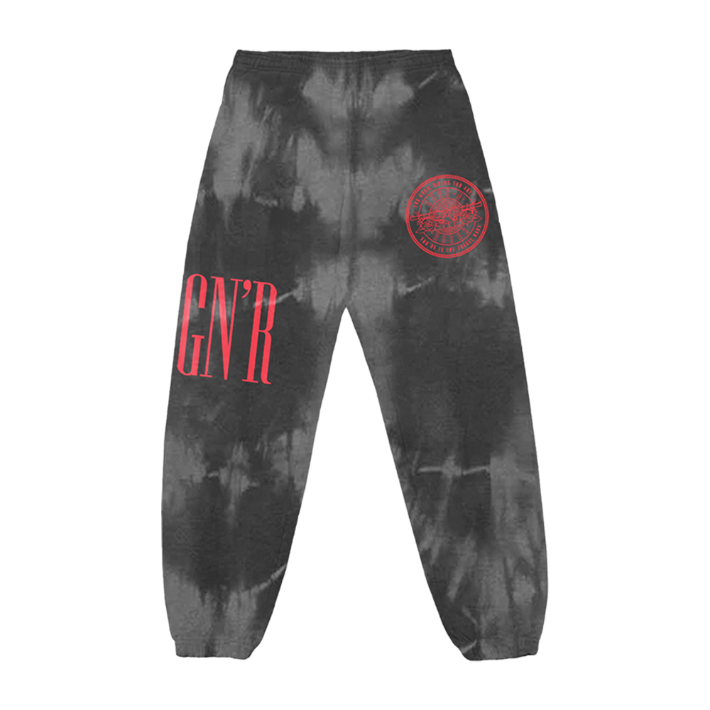 Guns N' Roses Tie Dye Joggers