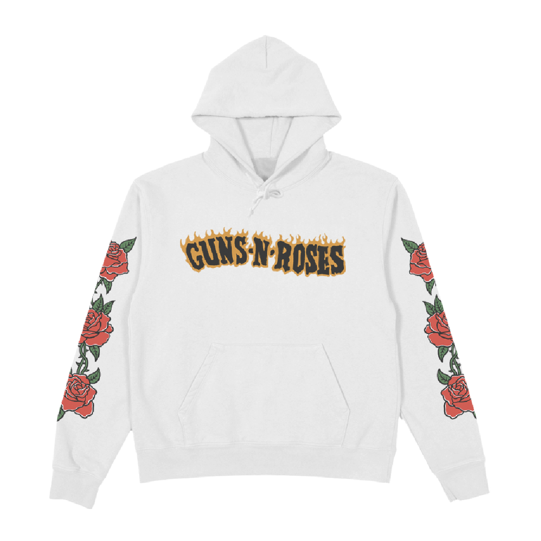 Roses White Hoodie