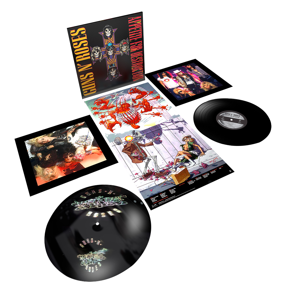 Appetite For Destruction - 2LP 180-Gram Audiophile Vinyl Guns N' Official Store