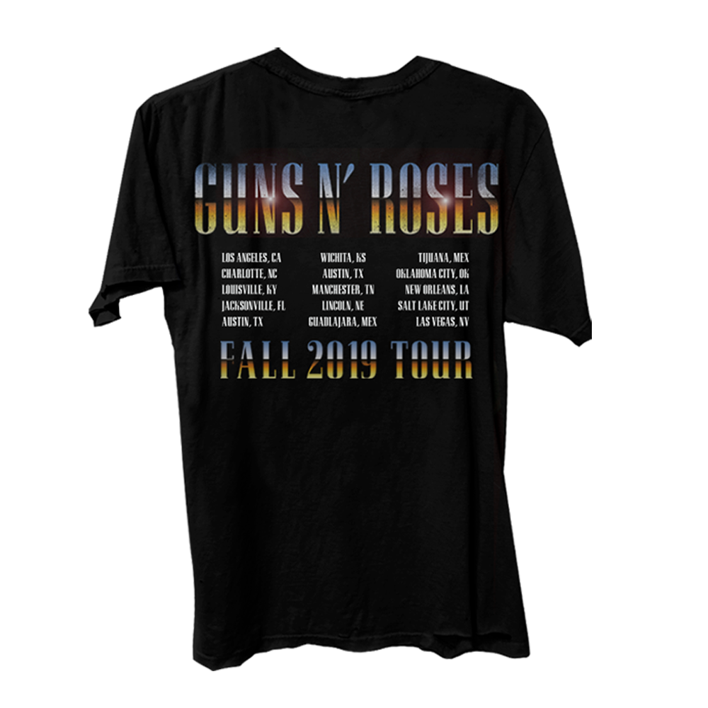 Metal Cross Tour T-Shirt Back