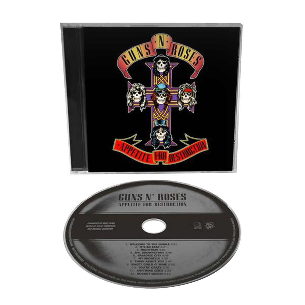 Appetite For Destruction 1CD Remaster – Guns N' Roses Official Store