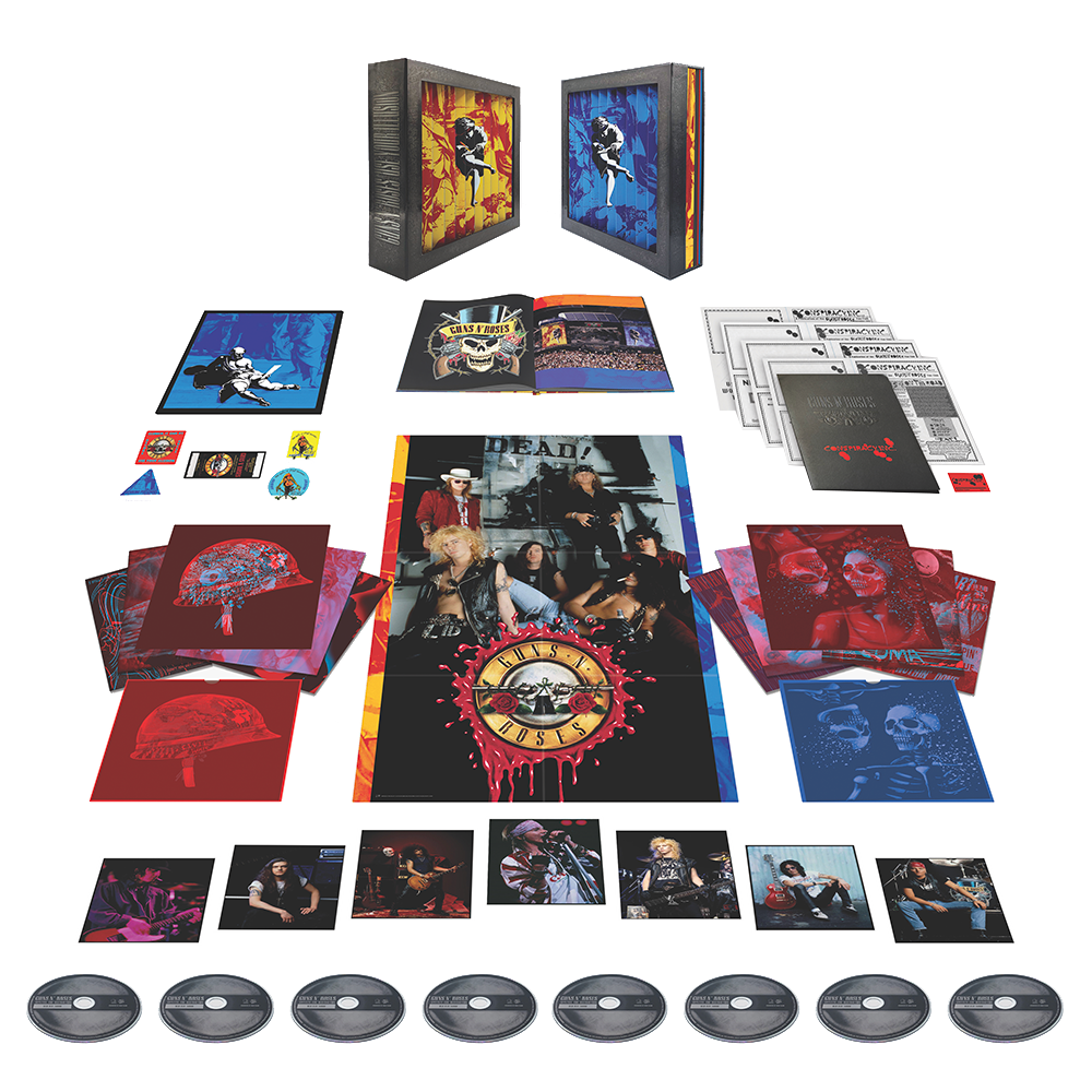 USE YOUR ILLUSION I & II Super Deluxe 7CD + Blu-Ray – Guns N