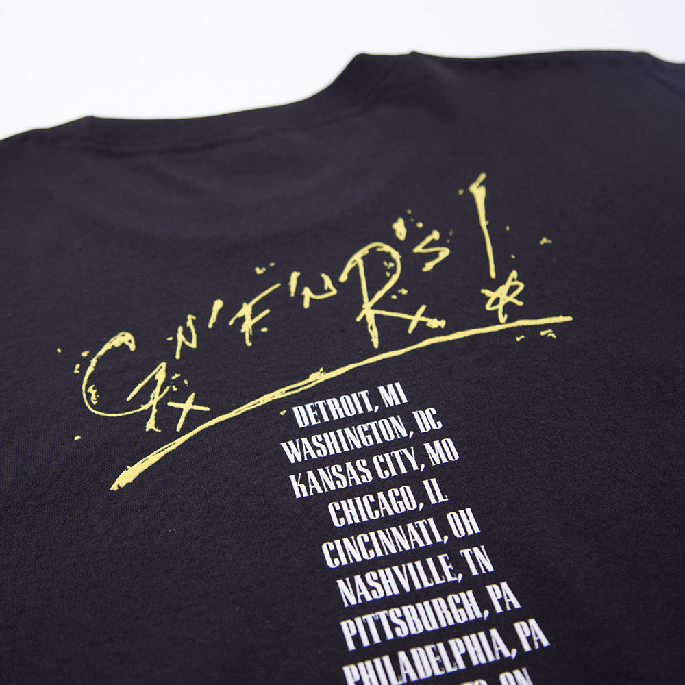 Bullet Seal Tour Tee Detail